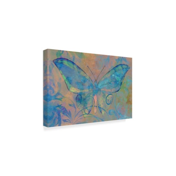 Cora Niele 'Turquoise Butterfly' Canvas Art,22x32